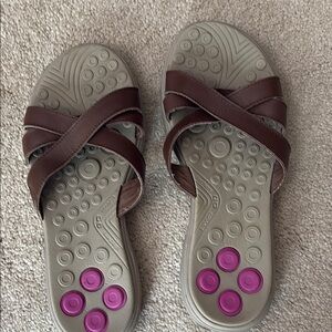 Women's  Skechers Brown Sandals